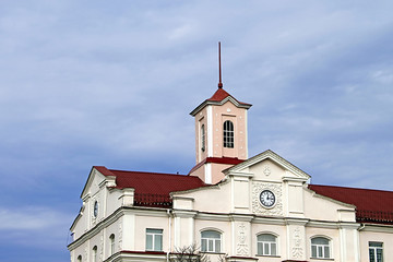 Obraz premium Top view of appeals court of Chernihiv region, Chernihiv, Ukraine