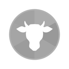 Kreis Icon - Rinderkopf