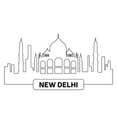 Cityscape of New Delhi