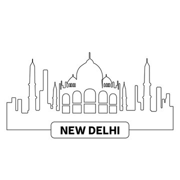 Cityscape of New Delhi