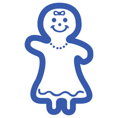 Christmas cookie icon