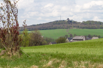 Fototapeta na wymiar Schwartenberg im Erzgebirge