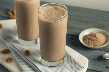 Healthy Homemade Chocolate Protein Shake