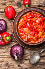 lecso classic dish of Hungarian cuisine