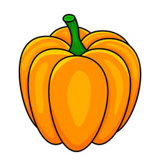 pumpkin  vector symbol icon design. Beautiful illustration isolated on white background
