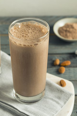 Healthy Homemade Chocolate Protein Shake