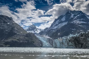 Meeting of Glaciers, Johns Hopkins Inlet, Glacier Bay