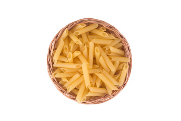 Pasta Penne into a bowl