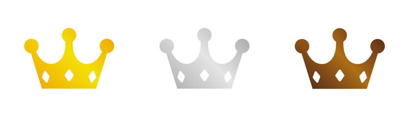 Crown icon ( three colors)