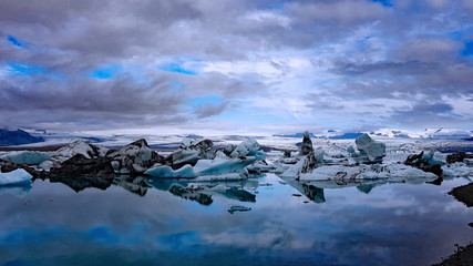 Obraz premium Glacier islandais