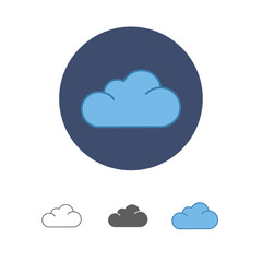 cloud modern icon