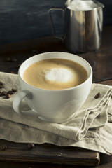 Homemade Flat White Latte