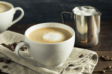 Homemade Flat White Latte