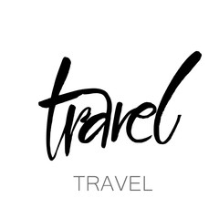 travel lettering template