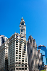 Fototapeta na wymiar Iconic Chicago Skyscrapers