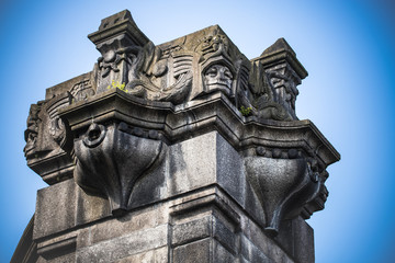 Obraz premium Historische Architektur am Deutschen Eck in Koblenz