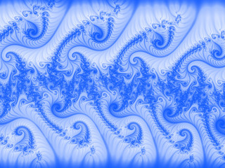 Generated blue swirls