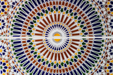 Obraz premium full frame shot of Moroccan Mosaic
