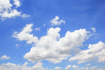 Blue sky with cloud background