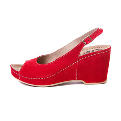 Orthopedic shoes white isolated background