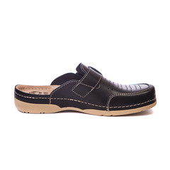 Orthopedic shoes white isolated background