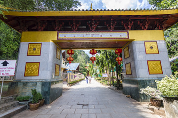 Obraz premium The details of Tiger Cave Temple in Krabi province, Thailand 