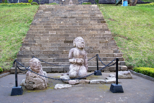 Cetho Temple/Candi Cetho, a hindu temple located in Karanganyar, Java, Indonesia.