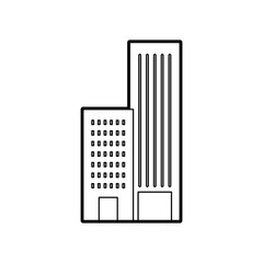 Obraz premium building construction architecture for apartment or business property vector illustration