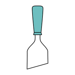 spatula construction tool icon image vector illustration design