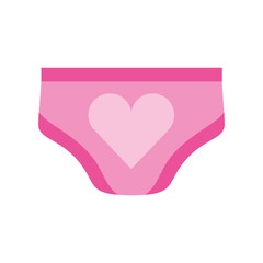 baby shower girl panties clothes cute decoration vector illustration
