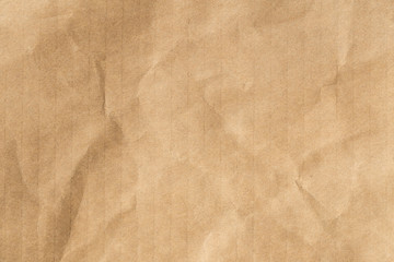 Recycle brown paper crumpled texture,Old paper surface for background