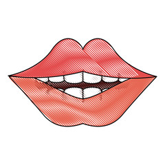 Healthy human teeths icon vector illustration graphic design