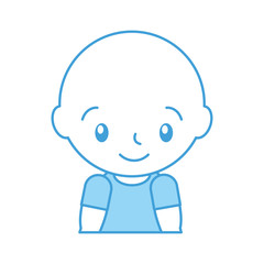 baby shower boy childhood celebration image vector illustration