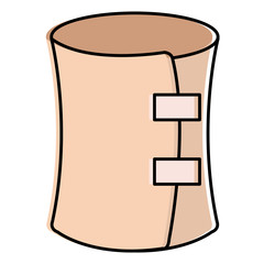 medical bandage isolated icon vector illustration design