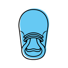 baby booties for boy child cute image vector illustration