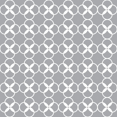 Interesting seamless golden geometric pattern tile