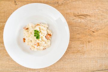 risotto with sausage