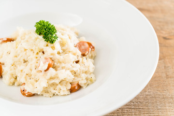 risotto with sausage
