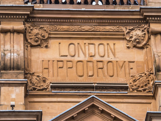 Obraz premium Famous Hippdrome Building in London at Leicester Square