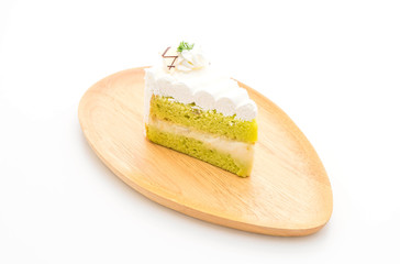 Pandas cake on white background