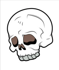 Simple Skull Drawing