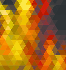 Dark Abstract Mystic Geometric Pattern