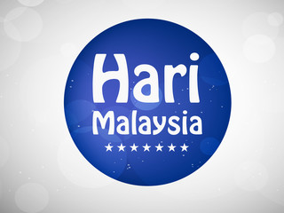 illustration of elements of Malaysia Independence Day background