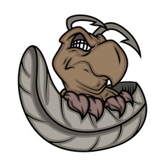 Cartoon Bee Mascot Vector Illustration