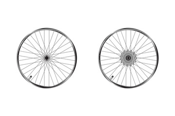 Bicycle wheels , front and back wheels with gears