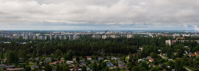 Fototapeta na wymiar Oulu Skyline