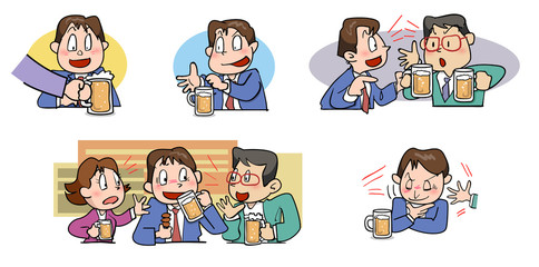 飲み会風景 © freehand