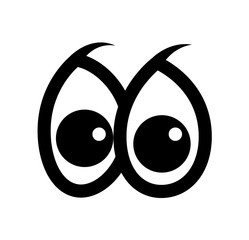 Surprised Comic Eyes