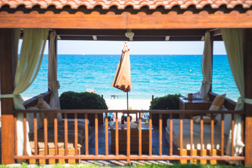 Summer beach relax concept