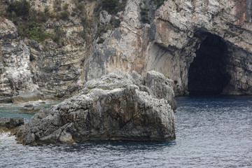 The Sleeping Beast. Cave, Ionian Sea, Greece